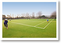 Tennis Courts at the Savoy Holidays Country Club - Isle of Wight